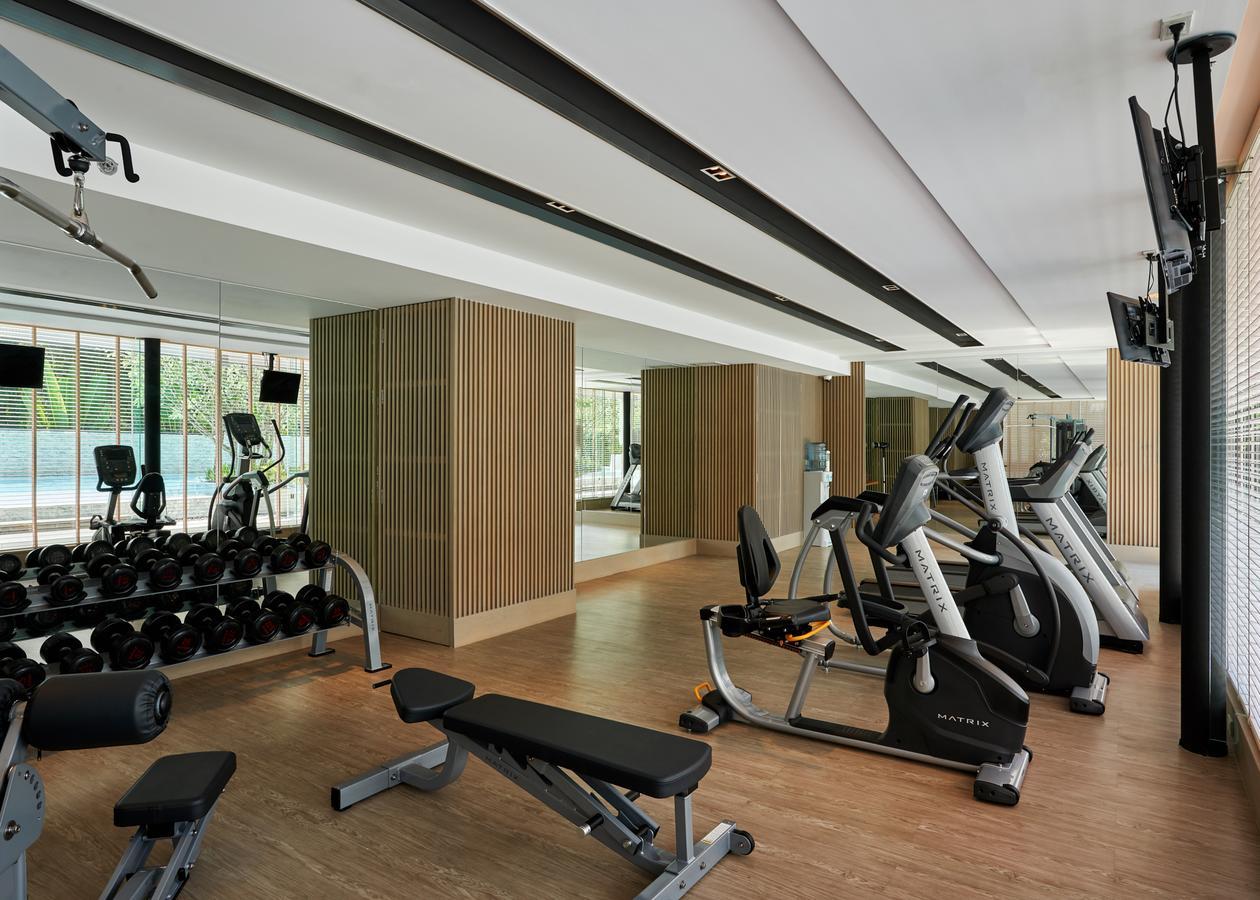 The Park Nine Hotel Suvarnabhumi Bangkok Kültér fotó The gym at the hotel