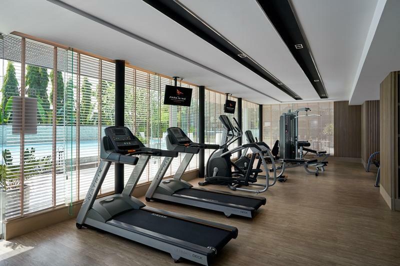 The Park Nine Hotel Suvarnabhumi Bangkok Kültér fotó The gym at the hotel